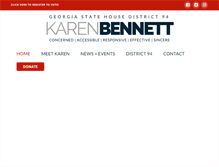Tablet Screenshot of karenbennettcares.org